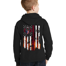 Load image into Gallery viewer, Youth Fire In Your Eyes - Zip-Up Hoodie
