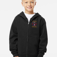 Load image into Gallery viewer, Youth Fire In Your Eyes - Zip-Up Hoodie
