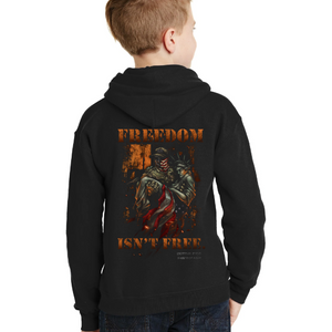 Youth Freedom Isn't Free - Zip-Up Hoodie