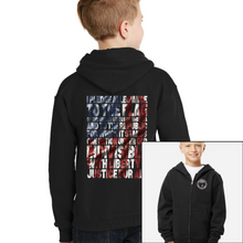 Load image into Gallery viewer, Youth I Pledge Allegiance - Zip-Up Hoodie
