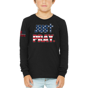 Youth Just Pray USA - L/S Tee