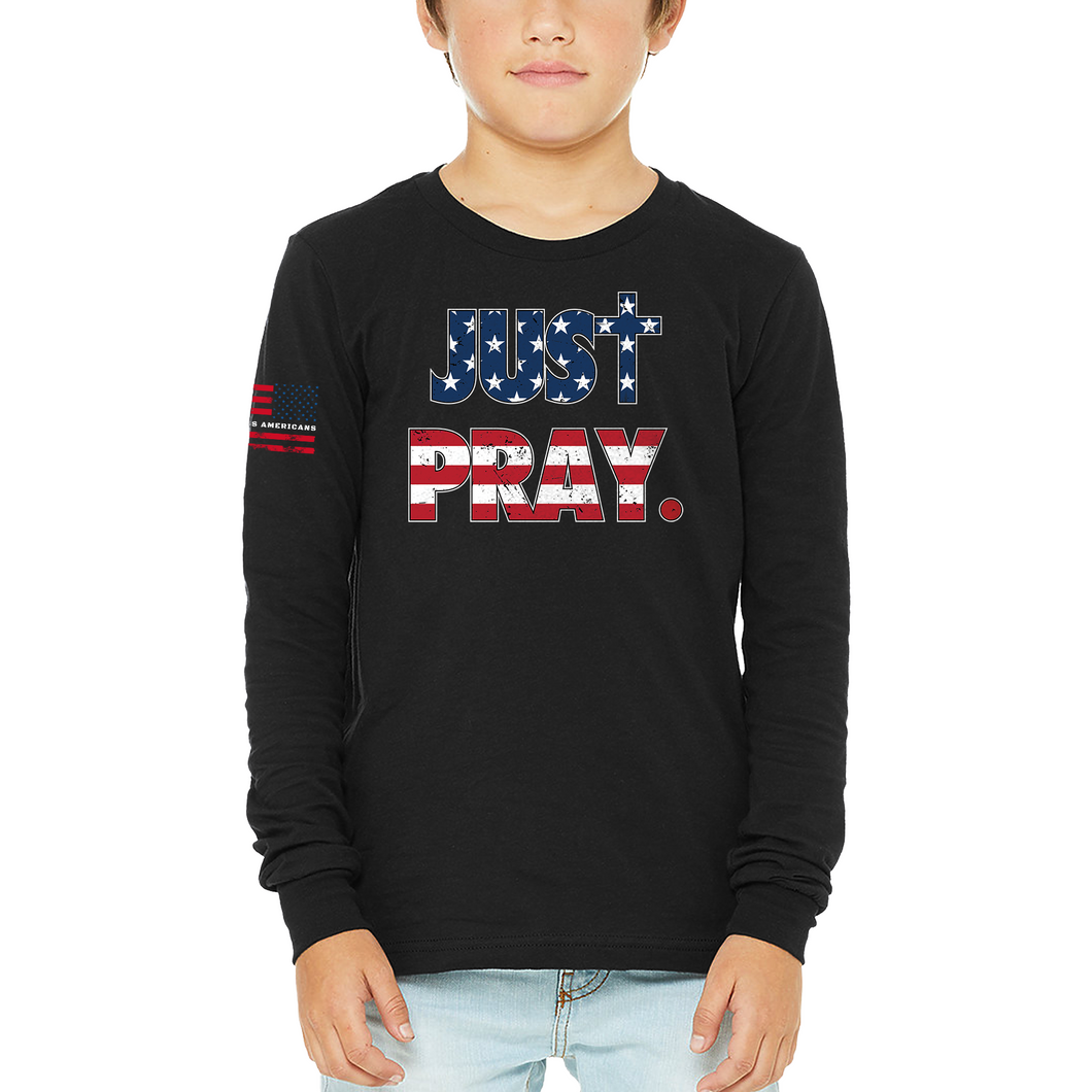 Youth Just Pray USA - L/S Tee