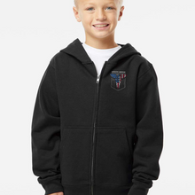 Load image into Gallery viewer, Youth Nursing Is A Work Of Heart - USA - Zip-Up Hoodie
