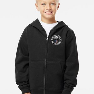 Youth Protected By Patriots - Zip-Up Hoodie