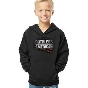 Youth Ruthless American Flag - Pullover Hoodie
