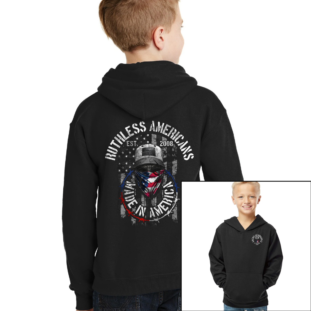 Youth Ruthless Americans Original - American Pullover Hoodie