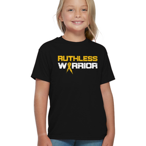Youth Ruthless Warrior Gold Ribbon - S/S Tee