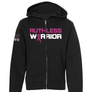 Youth Ruthless Warrior - Zip-Up Hoodie