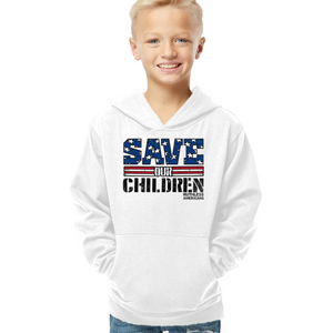 Youth Save Our Children Red White & Blue - Pullover Hoodie