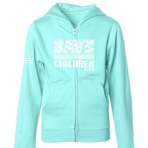 Youth Save OUR Children - Zip-Up Hoodie