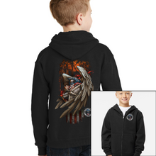 Load image into Gallery viewer, Youth The Guardian Angel - Zip-Up Hoodie
