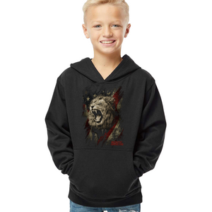 Youth We Are The Lions - Front Only - Pullover Hoodie