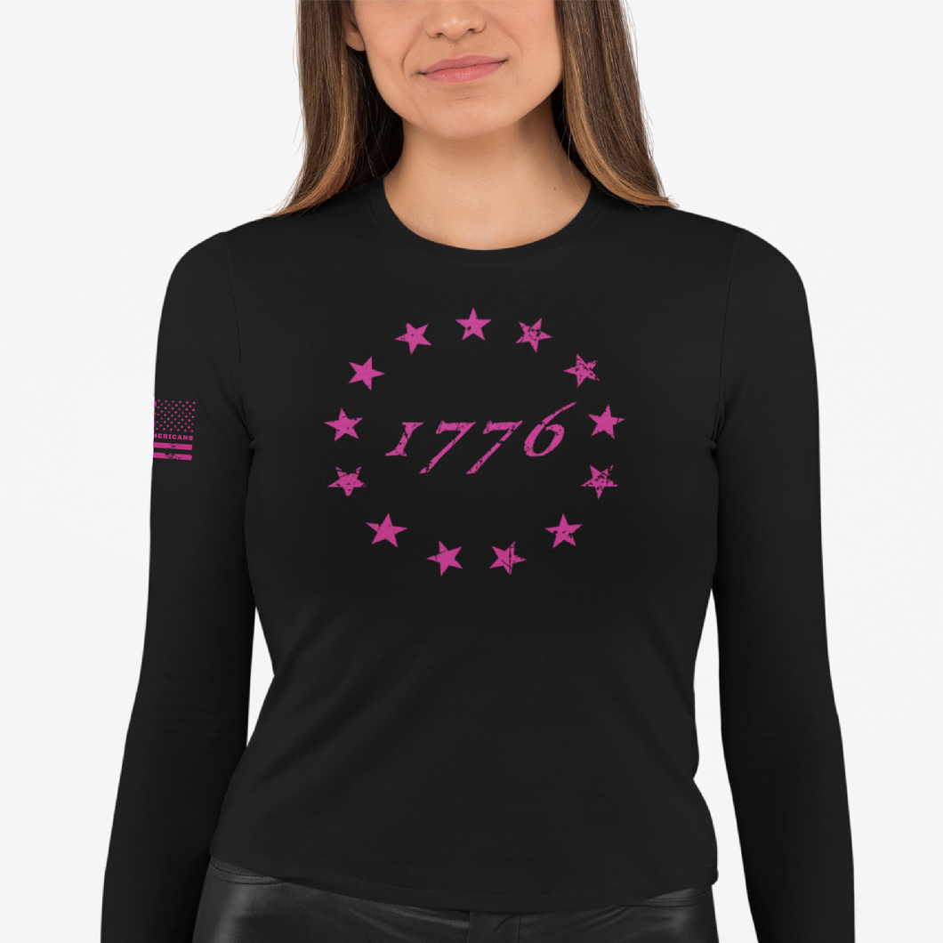 Women's 1776 Pink - L/S Tee