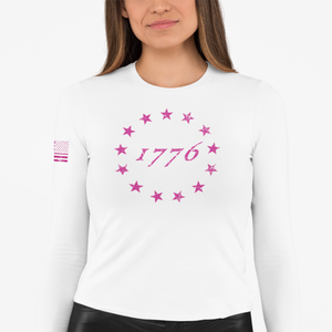 Women's 1776 Pink - L/S Tee