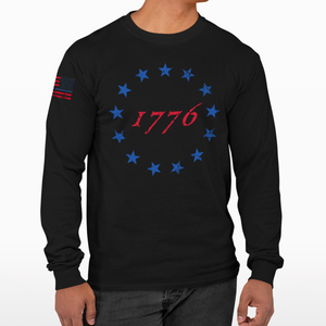1776 Red & Blue - L/S Tee