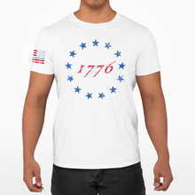 Load image into Gallery viewer, 1776 Red &amp; Blue - S/S Tee
