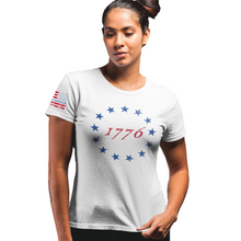 Load image into Gallery viewer, Women&#39;s 1776 Red &amp; Blue - S/S Tee
