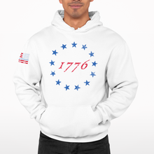 Load image into Gallery viewer, 1776 Red &amp; Blue - Pullover Hoodie
