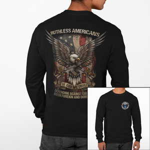 Ruthless Defender Air Force - L/S Tee