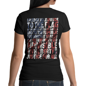 Women's I Pledge Allegiance - V-Neck American