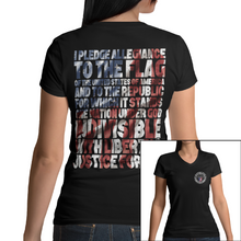 Load image into Gallery viewer, Women&#39;s I Pledge Allegiance - V-Neck Cowgirl
