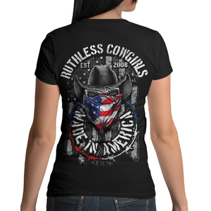 Women's Ruthless Cowgirls Original - V-Neck Cowgirl