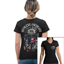 Load image into Gallery viewer, Women&#39;s Ruthless Americans Original - V-Neck American
