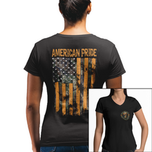 Load image into Gallery viewer, Women&#39;s American Pride Camouflage - V-Neck
