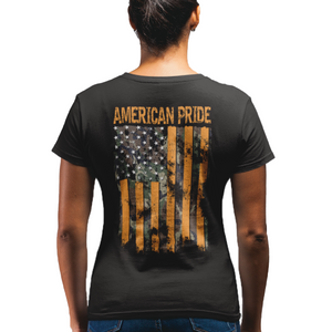 Women's American Pride Camouflage - V-Neck