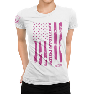 Women's American Pride Tactical Colored Flag - S/S Tee