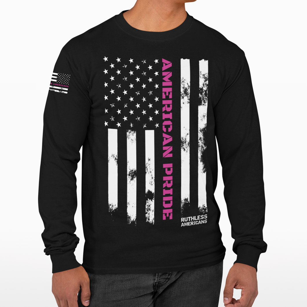 Thin Pink Line - L/S Tee