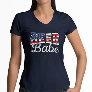 Women's Beer Babe - V-Neck