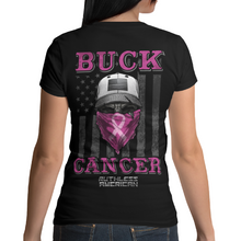 Load image into Gallery viewer, Women&#39;s Buck Cancer Bandit - S/S Tee
