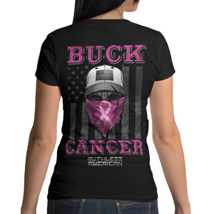 Women's Buck Cancer Bandit - V-Neck
