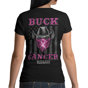 Women's Buck Cancer Bandit - Cowgirl - S/S Tee