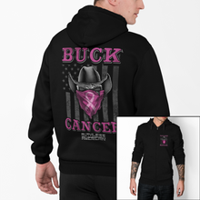 Load image into Gallery viewer, Buck Cancer Bandit - Cowboy - Zip-Up Hoodie
