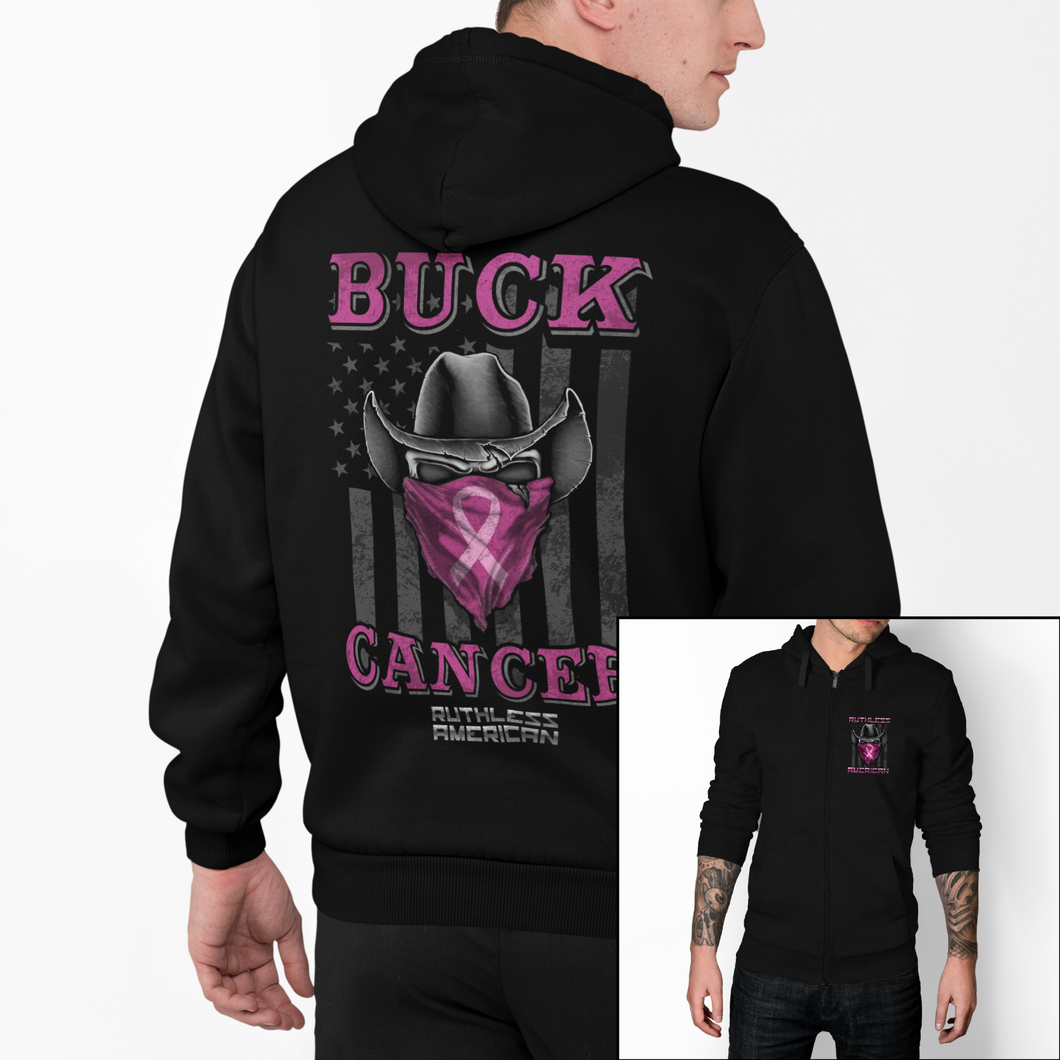 Buck Cancer Bandit - Cowboy - Zip-Up Hoodie