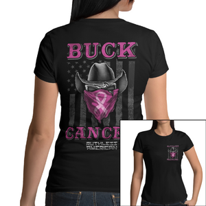 Women's Buck Cancer Bandit - Cowgirl - S/S Tee