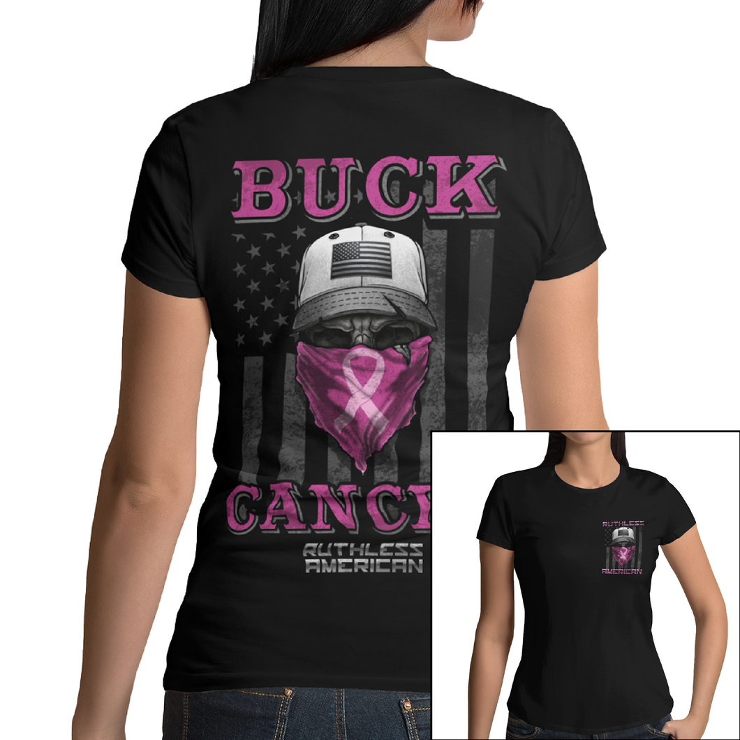 Women's Buck Cancer Bandit - S/S Tee