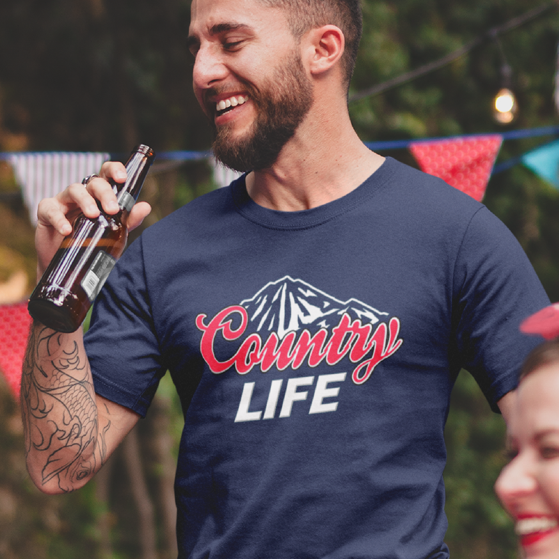 Coors Light Men's T-Shirt - 100% Cotton, Screen Printed Front Logo, Casual Beer Brand Apparel - View #6