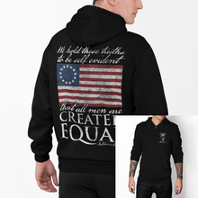 Load image into Gallery viewer, Created Equal - Zip-Up Hoodie
