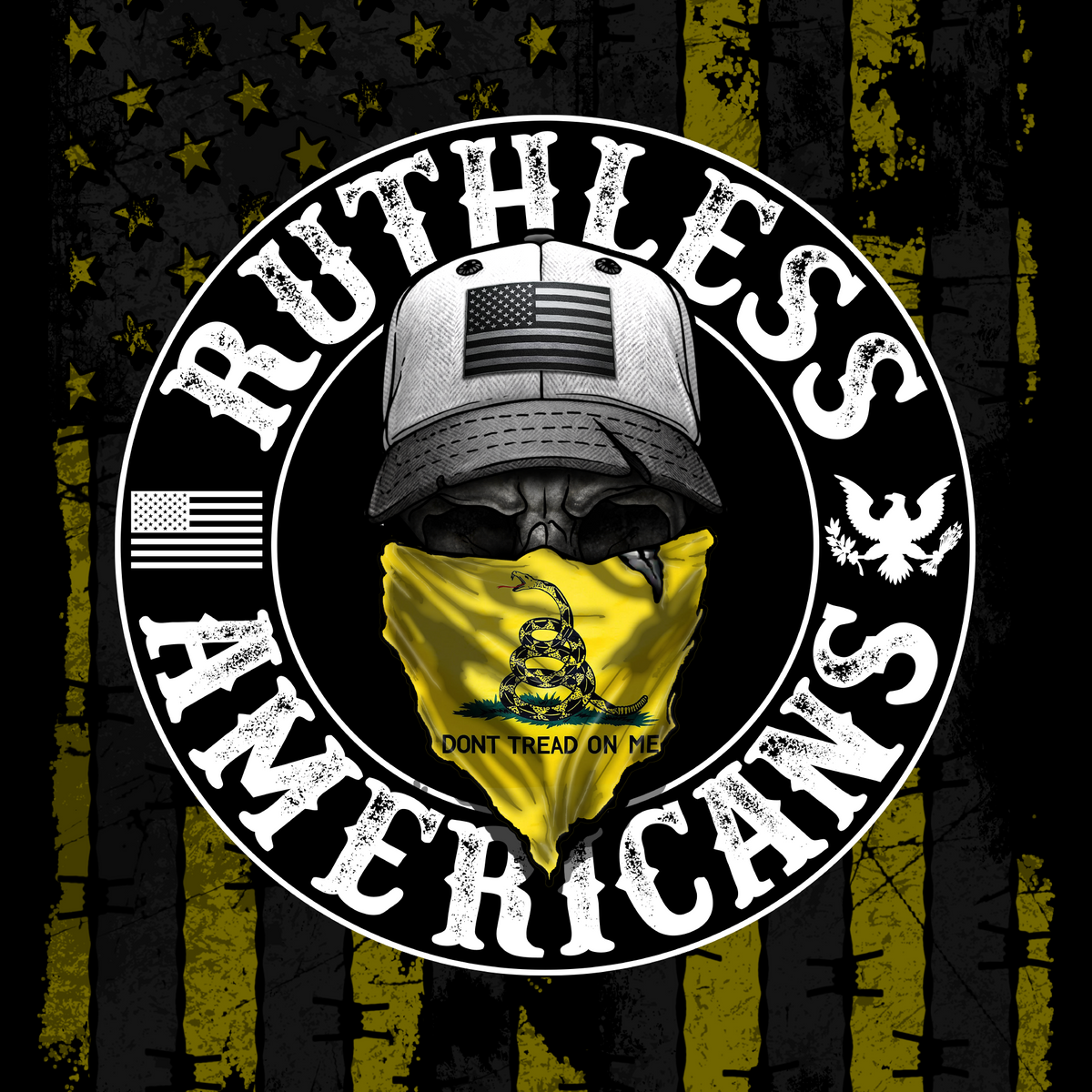 5 Inch Decal Don't Tread On Me 5 inch - Decal – Ruthless Americans