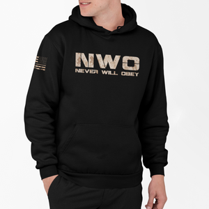 Never Will Obey - Camo - Pullover Hoodie
