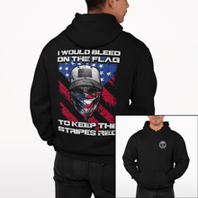 Load image into Gallery viewer, Keep The Stripes Red - Pullover Hoodie
