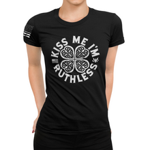 Load image into Gallery viewer, Women&#39;s Kiss Me I&#39;m Ruthless - S/S Tee
