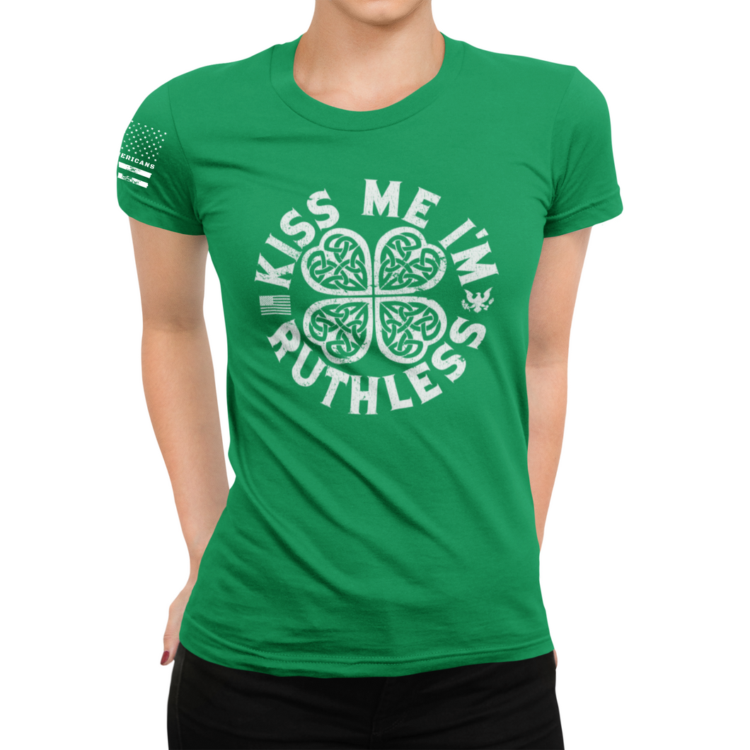 Women's Kiss Me I'm Ruthless - S/S Tee