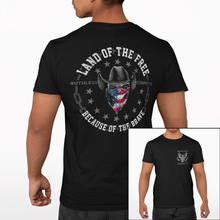 Load image into Gallery viewer, Land of The Free - Cowboy - S/S Tee
