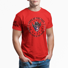 Load image into Gallery viewer, Land of The Free - Cowboy Front - S/S Tee
