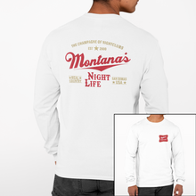 Load image into Gallery viewer, Montana&#39;s Night Life (High Life) - L/S Tee
