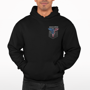 Nursing Is A Work Of Heart - USA - Pullover Hoodie